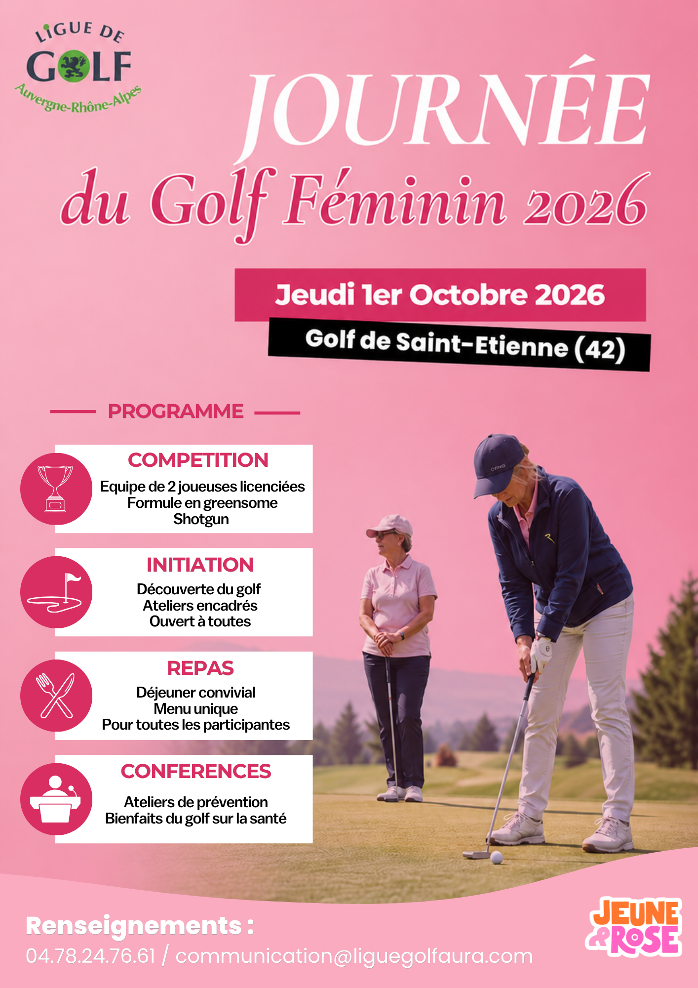 Affiches Journée du Golf Féminin 3
